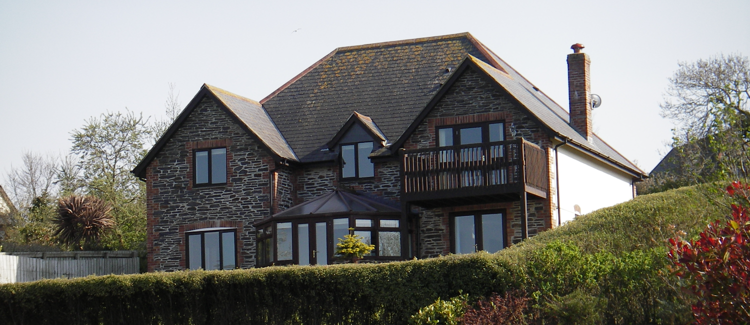 A 2 story stone house in Rock